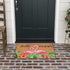 Coconut Door Mat Hello Summer Happy Life Mat Flamingo Indoor Outdoor Entryway Floor Mats Dries Quickly Cursive Backing Plain Easy to Clean Fade Re...