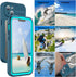 Phone Case Compatible with iPhone 15 Plus,Magnetic Waterproof DropProof DirtProof Snowproof Anti-Scratch Heavy Duty Full Body Protect Built in Scr...