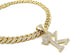 Hip Hop Alphabet Initial K Pendant & 12mm 18" Full Iced Box Lock Cuban Chain Necklace...