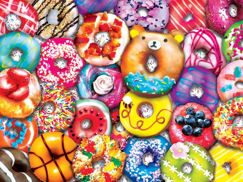 MasterPieces 300 Piece EZ Grip Jigsaw Puzzle - Donut Resist - 18"x24"...