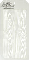 Stampers Anonymous Tim Holtz Layered Stencil, 4.125-Inch by 8.5-Inch, Woodgrain...