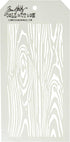 Stampers Anonymous Tim Holtz Layered Stencil, 4.125-Inch by 8.5-Inch, Woodgrain...