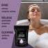 Pure Dead Sea Salt for Soaking with 100% Natural Lavender – 14 Oz. Spa Bath Salt Fine Grain in Resealable Pack - Used for Body Wash Scrub - Soak f...