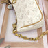 Nalefow Women Purse Strap Extender Bag Extender Chain Exquisite Bag Charms Pearl Flowers Purse Strap Chain Purse Accessories for DIY Shoulder Bag ...