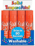The Pencil Grip Orange Kwik Stix, 12 Orange Solid Tempera Paint Sticks, Quick Drying...