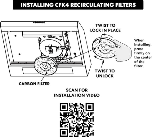 Cosmo Range Hood Filter Genuine Filter(s) (5MU30 / 5MU36 Filter - CFK4)