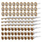 90 Pcs Wire Brushes Set, Rocaris Brass Wire Wheels Pen Brushes Set Kit Accessories for Rotary Tool...