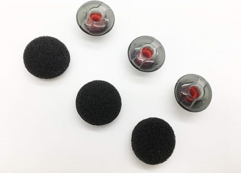 Reki Voyager 5200 Ear Tips - 3 Pcs Premium Replacement Earbuds Eartips Eargels & Foams Set Compatible with Plantronics Voyager 5200 5220 Wireless ...