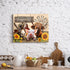 Beabalea Farmhouse Animals Canvas Kitchen Wall Art Rustic Sunflowers Donkey Cow Pig Pictures Wall Decor Country Red Barn Windmills Artwork Paintin...