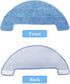 Smilefil 4pcs Replacement Mop Cloths Compatible with Coredy R750, R500, R550(R500+), R580, G800, G850 Robot Vacuum Cleaner Parts Accessories, Mode...