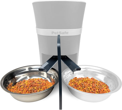 PetSafe 2-Pet Meal Splitter with Bowl - Designed for PetSafe Smart Feed and Healthy Pet Simply Feed Automatic Cat Feeder - No-Mess Food Dispensing...