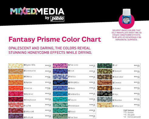 Pebeo Fantasy Prisme, 250 ml Bottle - Pearl Violine...
