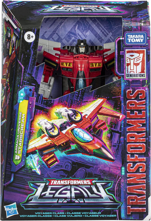Transformers Toys Generations Legacy Voyager Armada Universe Starscream Action Figure - Kids Ages 8 and Up, 7-inch...