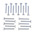 DCT Tee Bolt Set – 20 Pack 2-1/2in T Bolts for Woodworking, T Track Bolts Jig Bolts, 1/4in 20 Thread T Bolt...