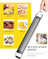 Ourokhome Kitchen Lemon Zester, Stainless Steel Hand Held Parmesan Cheese Grater for Ginger, Chocolate, Coconut, Lime, Nutmeg, Citrus, Fruit, Vege...