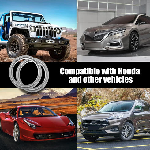 12 PCS Transmission Fluid Gasket Seal Steel Rings, 16mm Oil Drain Plug Gaskets Crush Washers The Part #11126AA000, for Subaru Baja Forester Imprez...