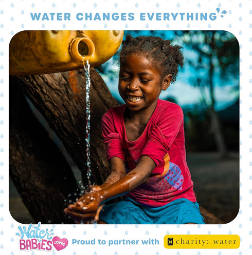 WaterBabies Doll Sweet Cuddlers, Donuts, Support a Partnership with charity: water, Water Filled Baby Doll, Kids Toys for Ages 3 Up by Just Play, ...