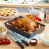 Chicago Metallic 16947 Professional Roast Pan with Non-Stick Rack, 13-Inch-by-9-Inch, Gray...