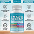 8 in 1 Immune Defense Support, Immunity Capsules Supplement Booster with Echinacea Zinc 50mg, Vitamin C, D3 5000 IU, Turmeric Curcumin & Ginger, E...