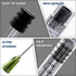 10 Pack Borosilicate Glass Luer Lock Syringe 1ml Capacity Reusable Glass Syringes - Use for Arts and Crafts, Thick Liquids, Oils, Vet, Glue, Lab, ...