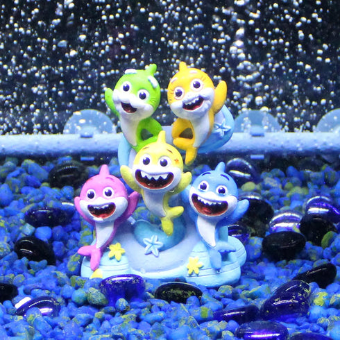 Penn-Plax Baby Shark 2-Piece Aquarium Decoration Bundle – Safe for Freshwater and Saltwater Fish Tanks – Small...