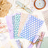 90 Pieces Scrapbook Paper Textured Paper, Handmade Snow Dot Mesh Fabric Mix Special Papers Morandi Craft Paper Sheets for Card Making Junk Journal...
