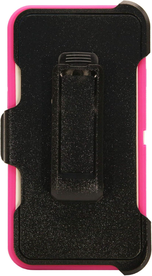 Hand-e Belt Clip Cover for iPhone SE 3rd & 2nd GEN 2022-2020 / iPhone 8 / iPhone 7 (4.7”) 2-in-1 Protective Defender Case w Screen Protector & Hol...