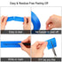 Blue Painters Tape, 1Inch x 50 Yards 4 Rolls Residue Free Wall Painting Tape, Blue Masking Tape for Multi-Surface, Produce Sharp Lines, Masking Ta...