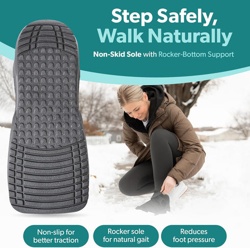 BraceAbility Closed Toe Medical Walking Shoe - Lightweight Broken Toe Cast Boot, Fractured Foot Brace for Metatarsal Stress Fracture, Post-op Buni...