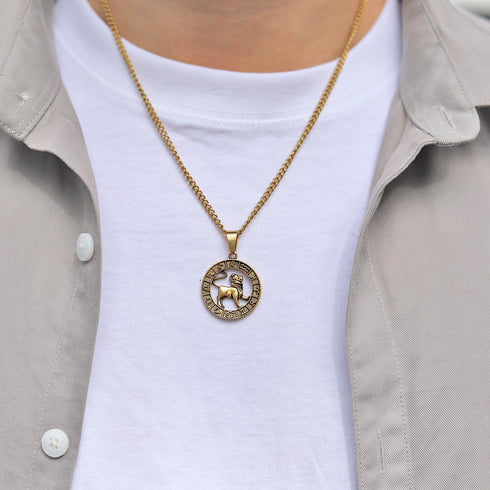 Rnivida Zodiac Sign Necklaces,Constellation Necklace Pendant for Women and Men Personalized Astrology Jewelry...