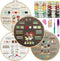 Cyanfour 4 Stage Embroidery Kit for Beginners Adults, Easy to Learn 38 Different Stitches from Instruction & Video, Needlepoint Kits for Adults wi...