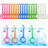 DLENP 25PCS Aligner Remover Tool, 5 Colors Clear Aligner Removal Tool for Invisalign Removable Retainers, Aligners,Braces Removal Kit...