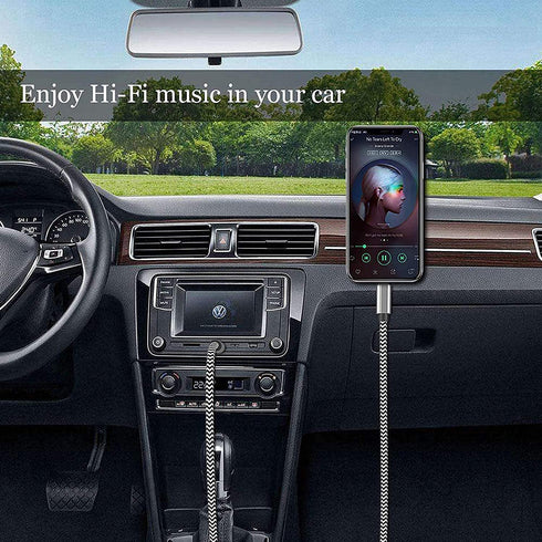 (Apple mfi Certified) iPhone aux Cord for car,Lightning to 3.5mm Audio Cable Compatible with iPhone 13/12/11/xr/xs/x/8/7/6 Plus/se 2,ipad for car ...