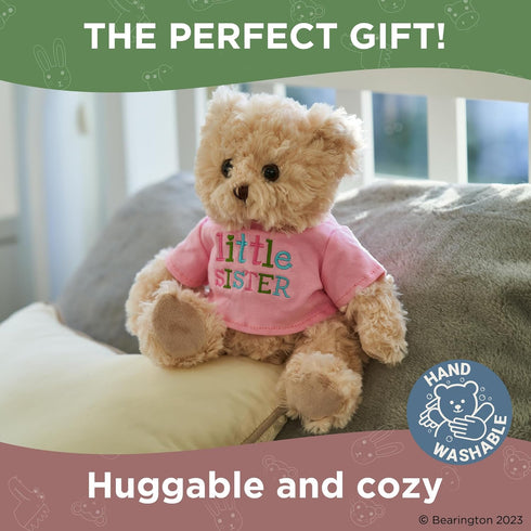 Bearington Little Sister Teddy Bear for Girls, 12 Inch Teddy Bear Stuffed Animal...