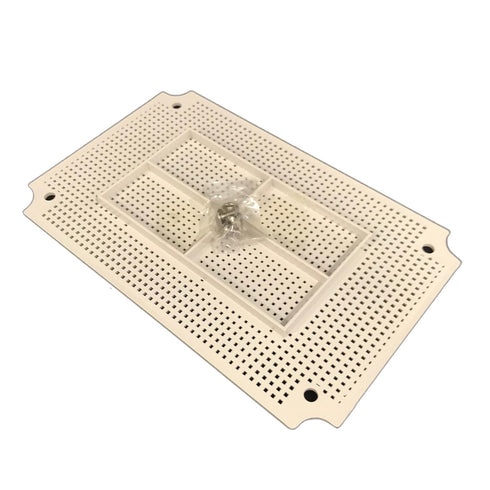 BUD Industries NBX-32916-PL ABS Plastic Internal Panel 10.51" L x 6.69" W x 0.13" D, Natural...