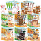 24 Sheets 8.3''×5.9'' Make Your Own Jungle Animal Stickers for Toddlers Kids Party Favors, Make a Face Stickers for Kids Activities Supplies Craft...