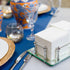 AH AMERICAN HOMESTEAD Cocktail Napkins-Disposable Beverage/Bar Napkins-White Linen-Like Square Napkins-Eco-Friendly & Compostable-Everyday Use, Pa...