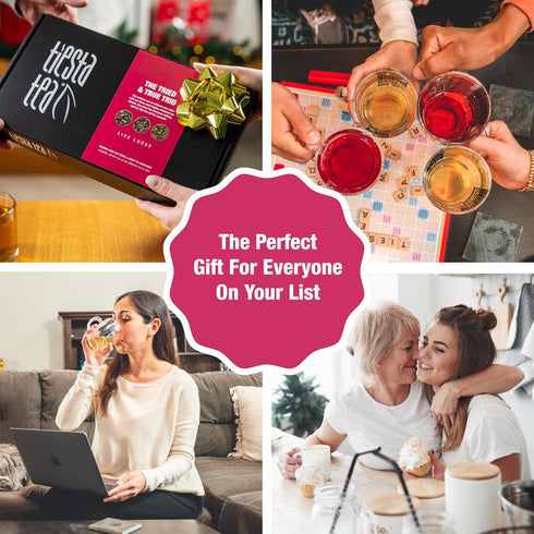 Tiesta Tea - Tiesta's Top Loose Leaf Tea Gift Box, Loose Leaf, Medium Caffeinated Variety Pack, Make Hot & Iced Brews, 3 Pouches of Assorted Blend...
