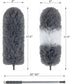 BOOMJOY Microfiber Duster with 100 Inches Extendable Pole, Feather Dusters for Cleaning, 2 Pack Dusters for Cleaning, Washable Duster for Ceiling,...