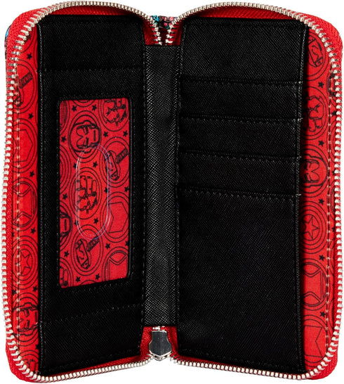Loungefly MARVEL AVENGERS TATTOO ZIP AROUND WALLET...