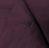 100% Egyptian Cotton 650 Thread Count, King 2-Piece Pillowcase Set, Single Ply, Solid, Plum...