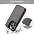 Arae Compatible for iPhone 15 Pro Case with Card Holder - Wallet Case with PU Leather Card Pockets Back Flip Cover for iPhone 15 Pro 6.1 inch - Bl...