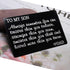 To My Son wallet Insert Cards Inspirational Graduation Birthday Gifts Engraved Always Remember You are Brave Insert Cards from Dad...