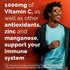 Emergen-C Zero Sugar 1000 mg Vitamin C Powder for Daily Immune Support Caffeine Free Vitamin C Supplements with Zinc and Manganese, B Vitamins and...