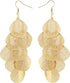 Boho Gold Dangle Earrings for Women Trendy Long Drop Chandelier Bohemian Fligree Leaf Earrings Dangling Lightweight Hyopallergenic for Women...