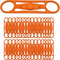 Hot Wheels Compatible 3D Printed Track Connectors - Set of 30 (Orange) - ELLTI...