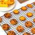 Briout Cooling Rack for Baking, 2-Pack 16x10 Inches Baking Rack, Thick Wire Cookie Rack for Cooking, Roasting, Grilling, Drying, Oven Safe, Fits H...