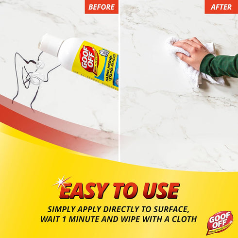 Goof Off Marks, Messes & Stains Remover, 8 fl. oz., Household Surface Safe…...