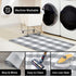 KOZYFLY Buffalo Plaid Rug 27.5x43 Inches Grey and White Outdoor Rugs Hand Woven Cotton Washable Indoor Buffalo Check Rug Layered Doormats for Fron...