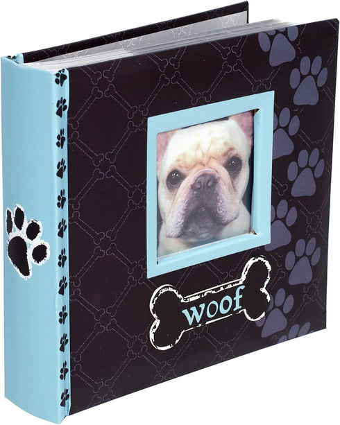 Malden International Designs Woof Photo Album, 80-4x6, Blue...